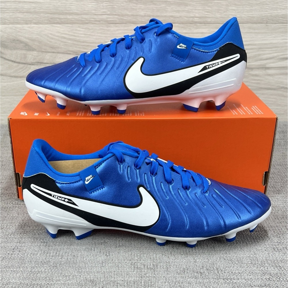 Nike Tiempo Legend 10 Academy Blue White DV4337-400 Men's Size 9 - Picture 1 of 9